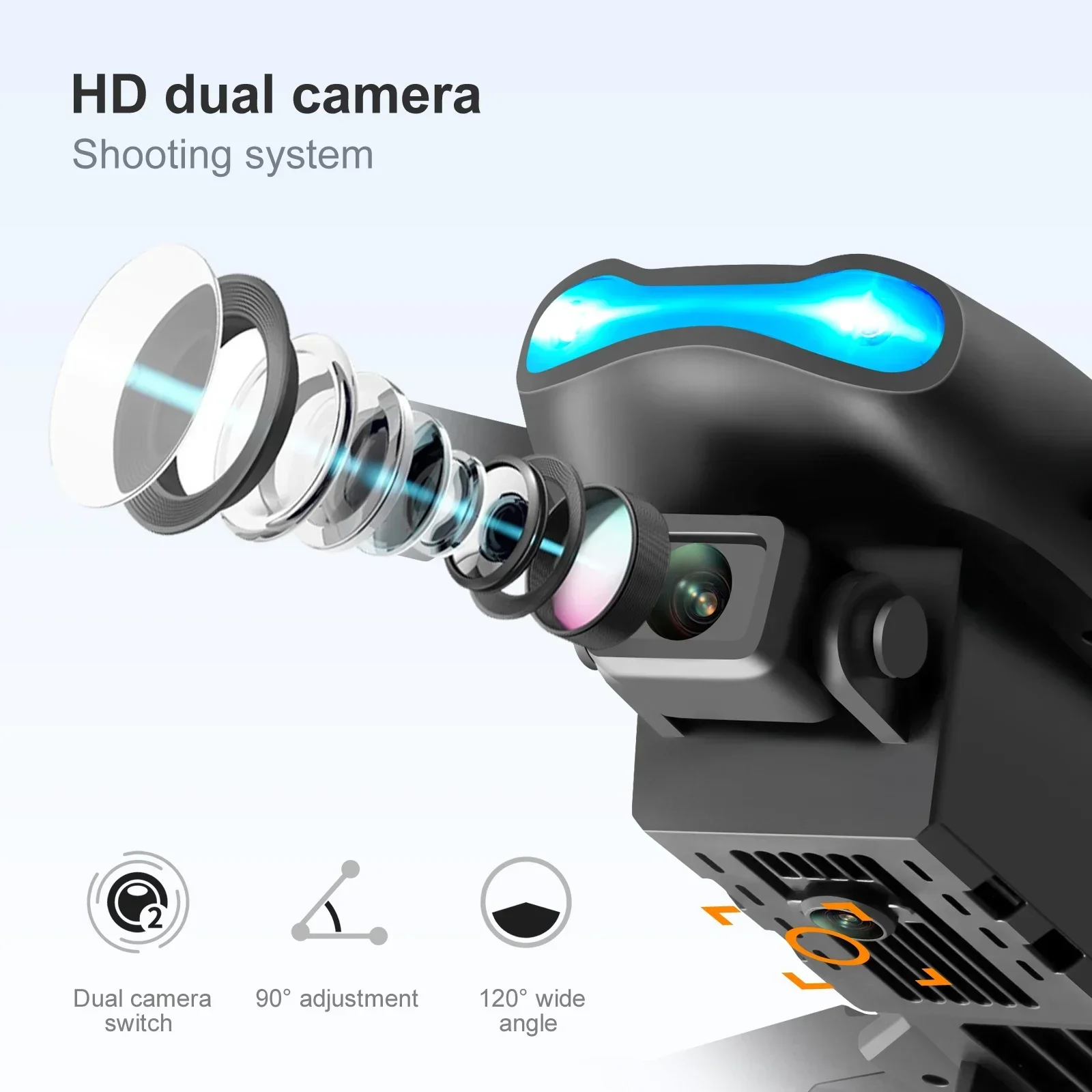Fpv Brushless Rc Drone 4K - E99 K3 Pro 4K Drone Dobrável
