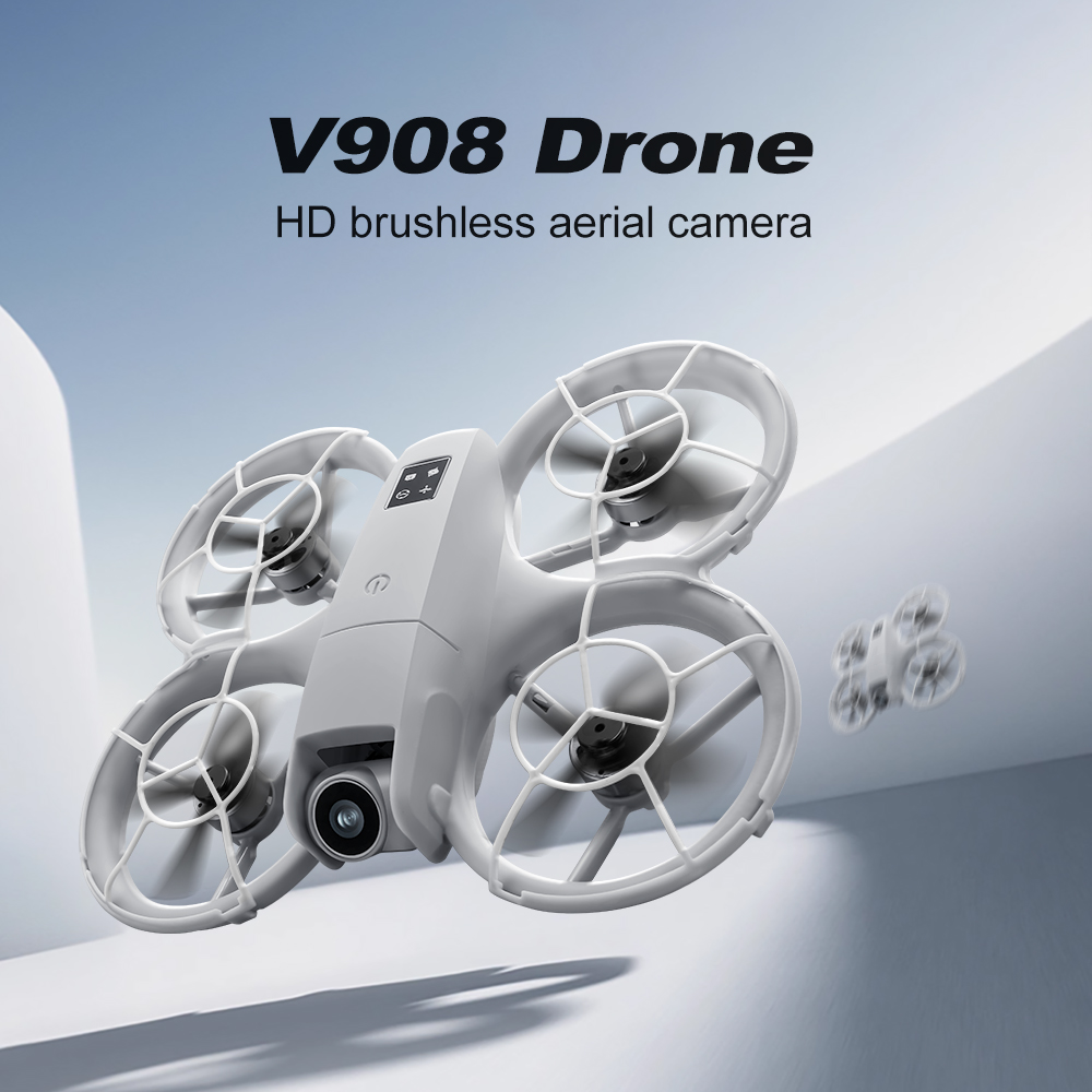 Drone RC Original V908 Quadcop - Fpv Brushless Rc Drone 4K avaliação e preço