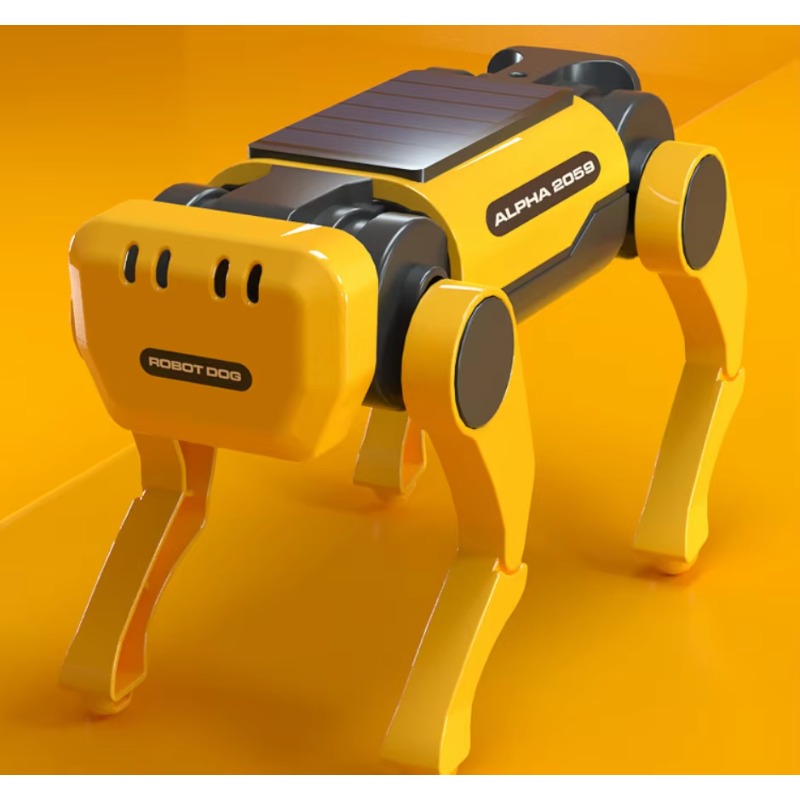 Robô cão kits de experimento c - Stem Solar Robot Kit For Kids avaliação e preço