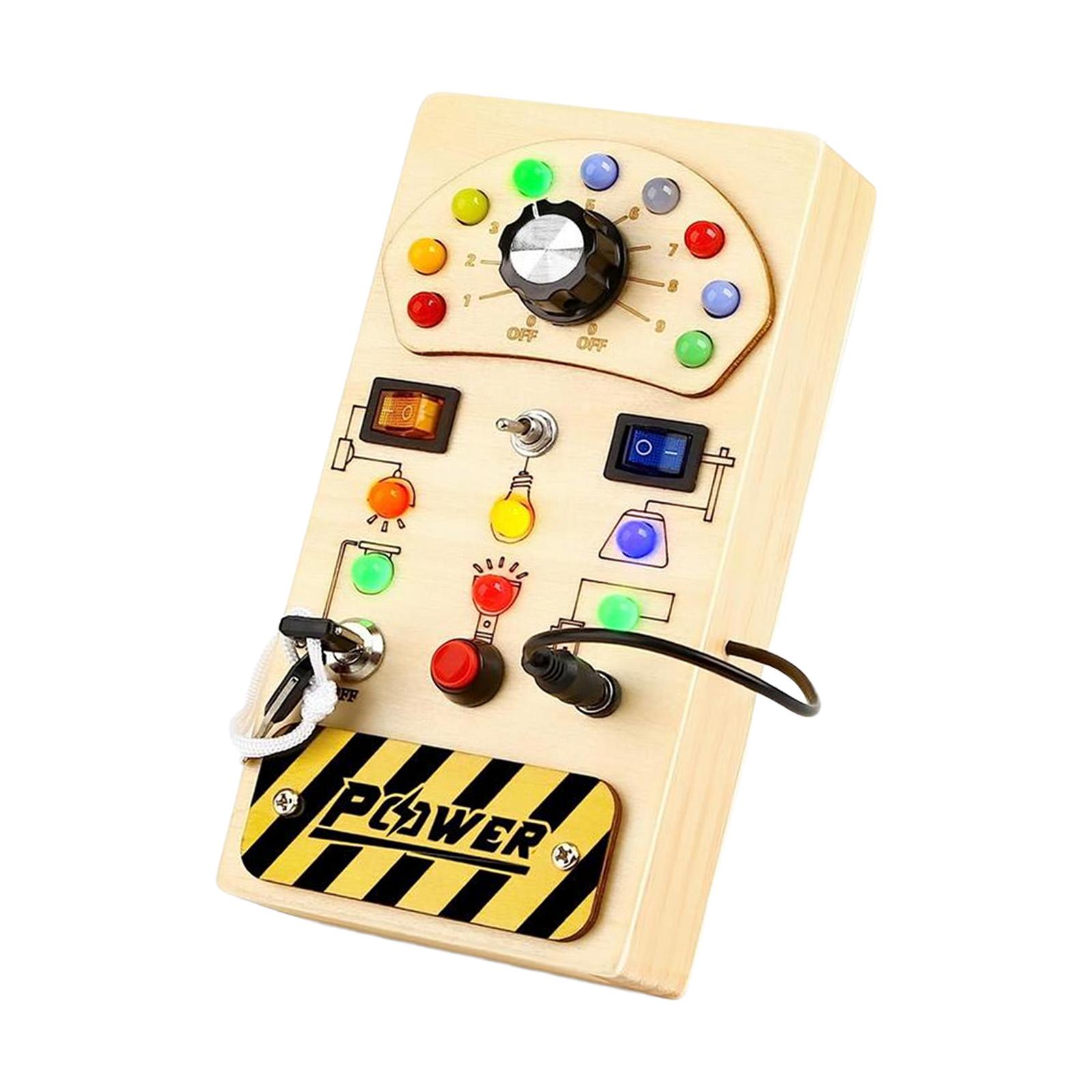 Painel de Atividades Sensoriai - Montessori Wooden Busy Board Toddler avaliação e preço