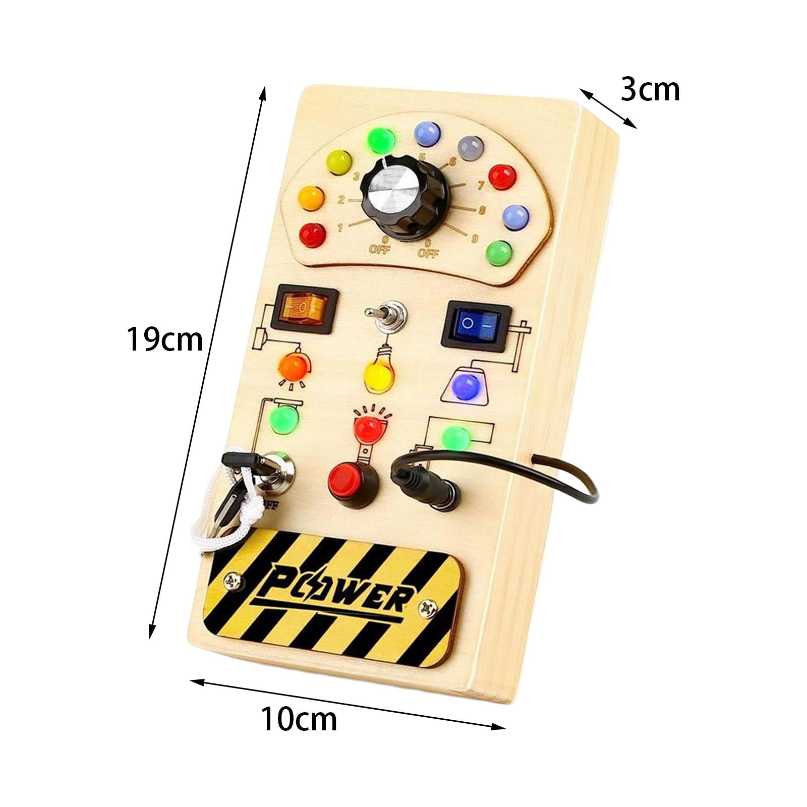 Painel de Atividades Sensoriai - Montessori Wooden Busy Board Toddler avaliação e preço