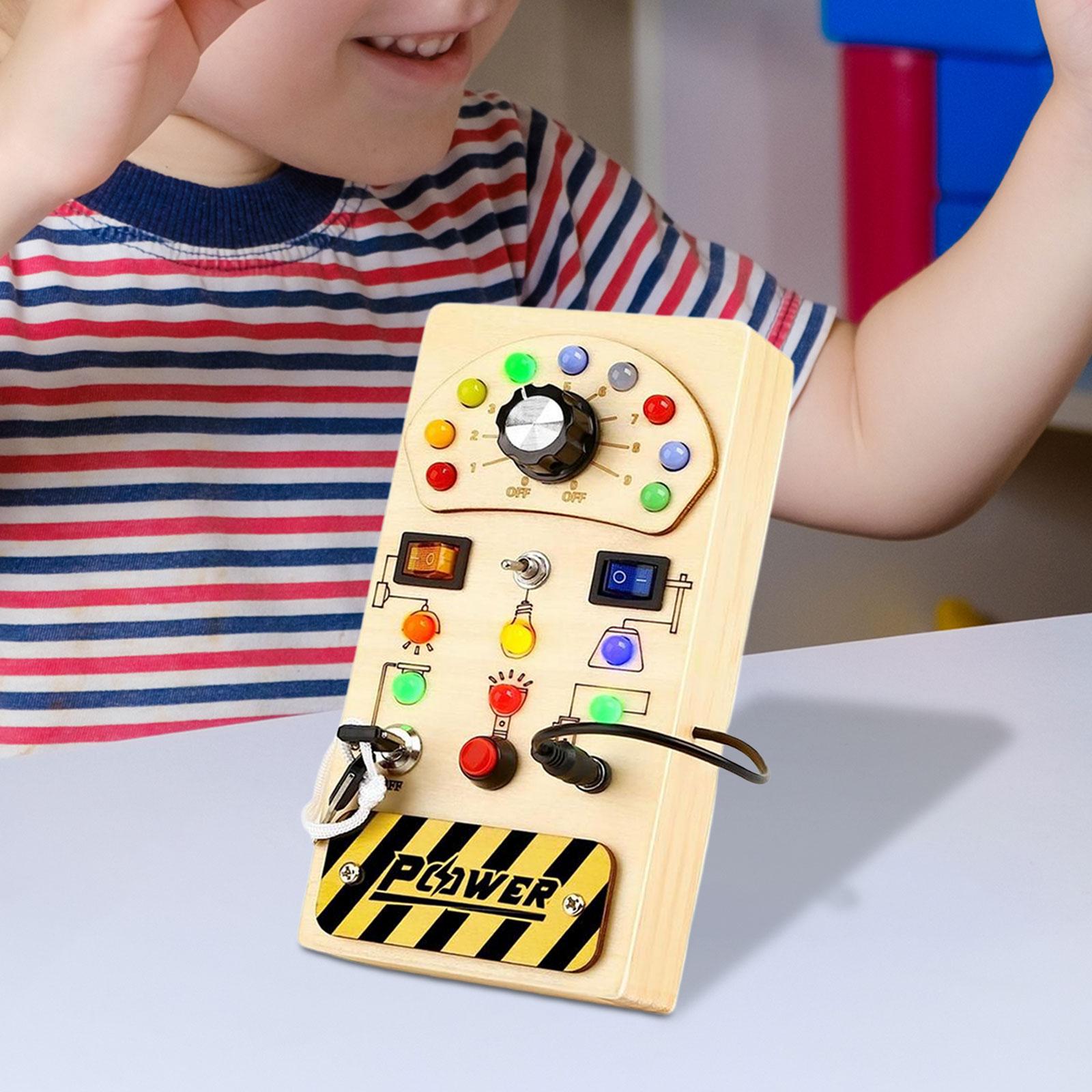Painel de Atividades Sensoriai - Montessori Wooden Busy Board Toddler avaliação e preço